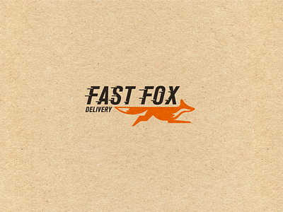 fast fox delivery fast fox logo organic rapid run texture