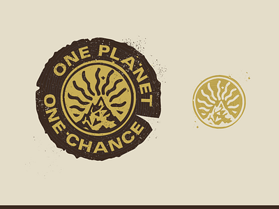 One Planet, One Chance mountains organic sustainable texture tree