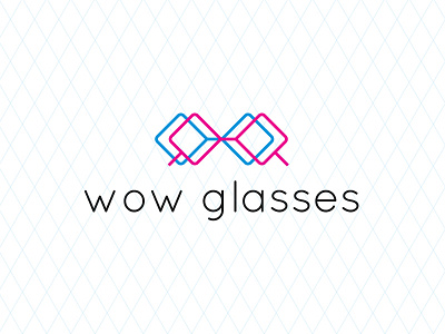 Wow Glasses branding creative glasses identity logo logotype shop simple smart sndsgn store wow