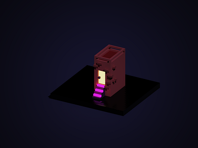 Trying my hand at Voxels pixelart voxel