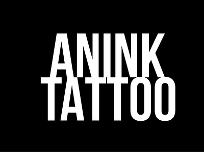 LOGO FOLIO - ANINK TATTOO USA branding design graphic design illustration logo typography vector