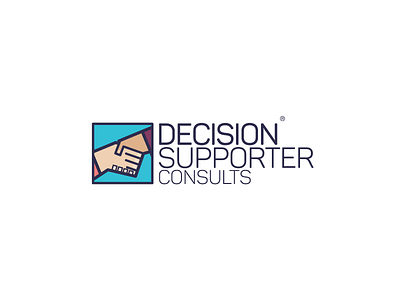 Decision Supporter Consults Logo art branding graphic logo