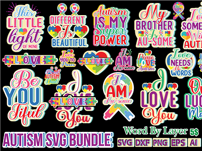 AUTISM SVG BUNDLE