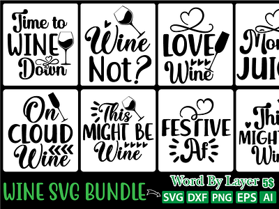 WINE SVG BUNDLE