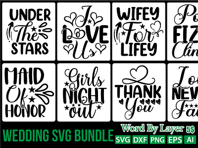 wedding svg bundle