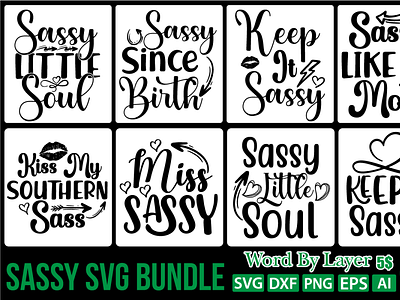 SASSY SVG BUNDLE