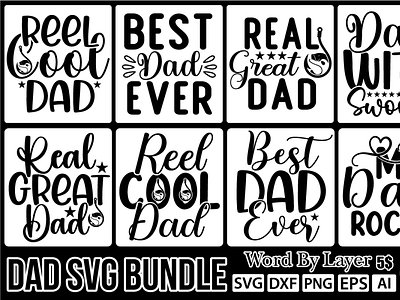 DAD SVG BUNDLE ai design dxf eps graphic design illustration logo png svg