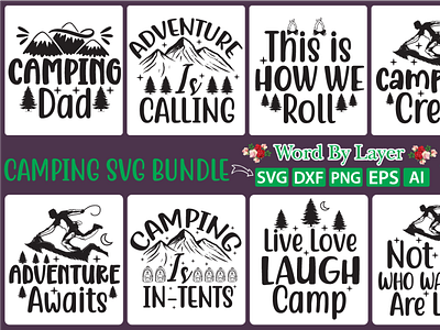 Camping svg bundle