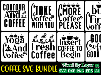 COFFEE SVG BUNDLE