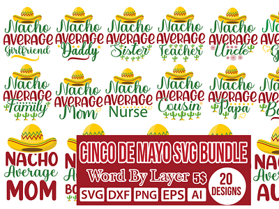 Cinco De Mayo SVG Bundle ai cinco de mayo svg bundle design dxf eps graphic design illustration logo png svg