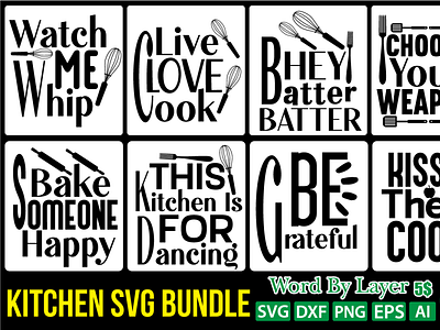 kitchen svg bundle ai design dxf eps graphic design illustration kitchen svg bundle logo png svg