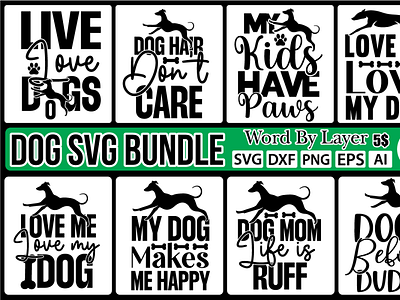 DOG SVG BUNDLE ai design dog svg bundle dxf eps graphic design illustration logo png svg