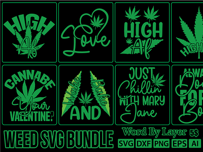 weed svg bundle