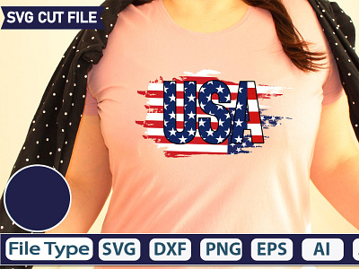 Usa Sublimation Design ai animation design dxf eps graphic design illustration logo png svg ui usa sublimation design