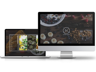 Web Design - Sprouted Kitchen photography webdesign