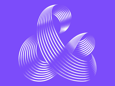 Ampersand 36daysoftype 36daysoftype07 ampersand badge font design glyph graphicdesign illustration lettering logo minimal purple typeface typography vector