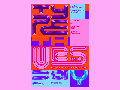 Type Thursday Poster by Andrei Nicolescu on Dribbble