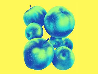 Apples🍏 apple apples art cider design digital art gradient graphicdesign green illustration linework pattern print summer texture vector yellow
