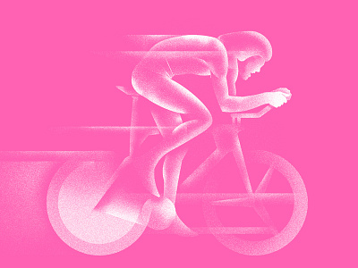 Giro Poster art cycling illustration pink poster racing rose texture vector