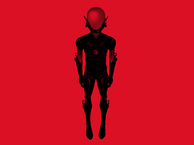 Ender book conceptual cover editorial ender illustration minimalism red