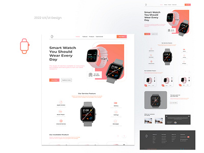 Smart watch landing page