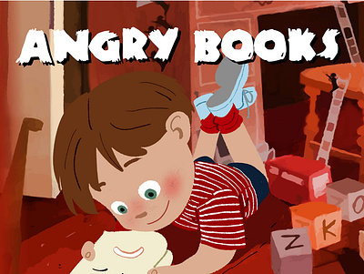 [EPUB]-Angry Books animation book branding design graphic design illustration logo motion graphics ui vector