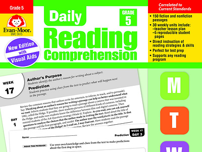 [EBOOK] Evan-Moor Daily Reading Comprehension, Grade 5 Teaching animation book branding design graphic design illustration logo motion graphics ui vector
