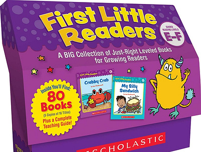 [DOWNLOAD] Scholastic First Little Readers, Set of 80, Level E-F animation book branding design graphic design illustration logo motion graphics ui vector