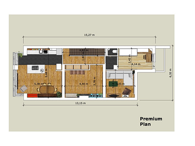Apartment In Brussels, Floor Plan 3d design floor plan home interior renovation