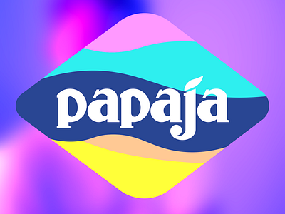 Papaja Logo blur colors logo