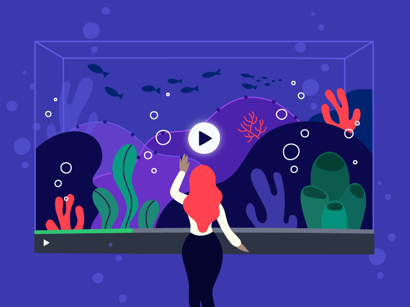 Viewing Data illustration videos vidyard