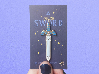 Master Sword Gold Enamel Pin