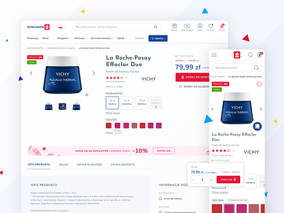 Super-Pharm product page agency ecommerce golden goldengrid grid pharmaceutical shop store ui ux