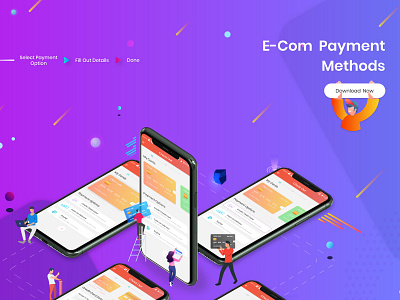 E-Commerce Payment Methods bookstore branding credit card debit card e wallet ecommerce app online payments payment app payment method