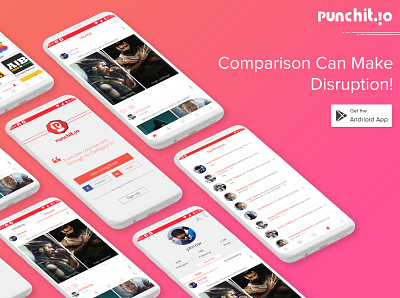 Punchit.io chat app chatting community app comparison entertainment social app social network survey