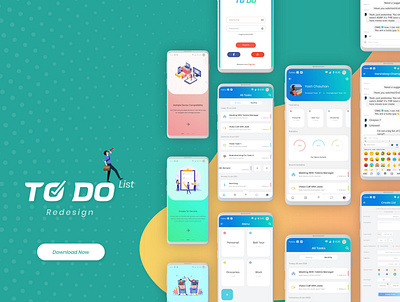 To-Do List Redesign chat app placeholder redesign redesign concept task list todo app todo list todolist