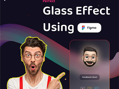 Glass Effect Using FIGMA