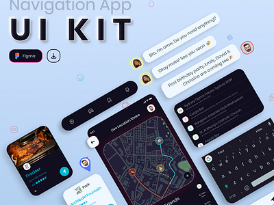 Navigation App UI-KIT