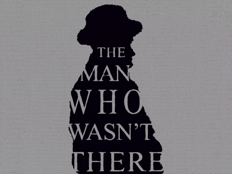 The man who wasn't there 2d 2d animation animation cinema design direção de vídeo illustration motion design motion graphics movie