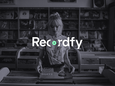 Recordfy berlin branding logo vector