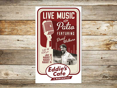 Eddie's Cafe Poster event poster