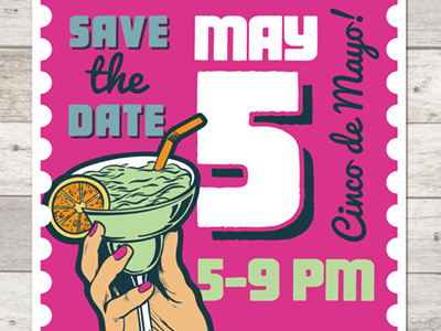 Save the Date cinco de mayo save the date