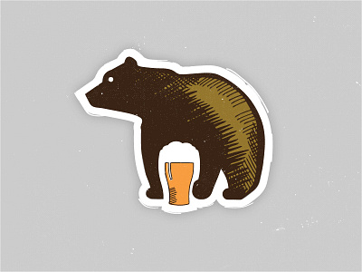 Great Bear Logo bear beer logo