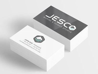 Jesco Business Card boating branding business card logo design