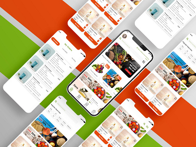 Panduk mart app ui app branding graphic design mockup online delivery app ui userinterface