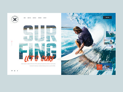 Surfing School design graphic design ui user experience user interface ux web design