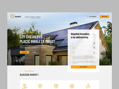 Photovoltaic landingpage design graphic design landingpage ui user experience user interface ux web design