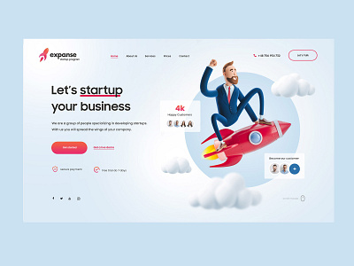 Startup agency design graphic design ui user experience user interface ux web design