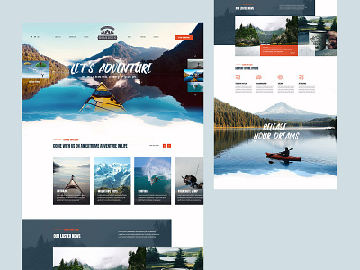 Let's Adventure design graphic design ui user experience user interface ux web design