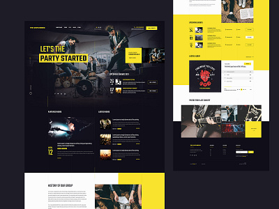 The Disturbers design graphic design ui user experience user interface ux web design